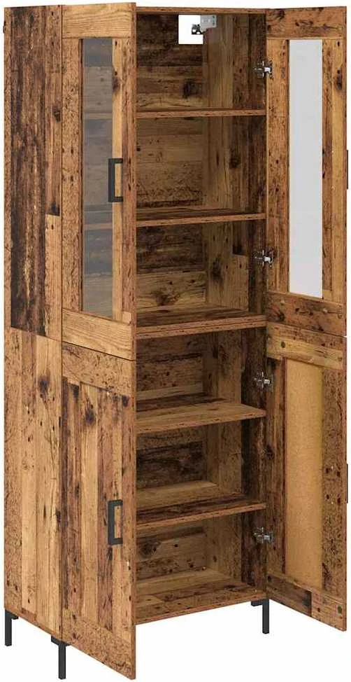 Aukštas spintelė 2 vnt. Senas medis 69,5 x 34 x 180 cm