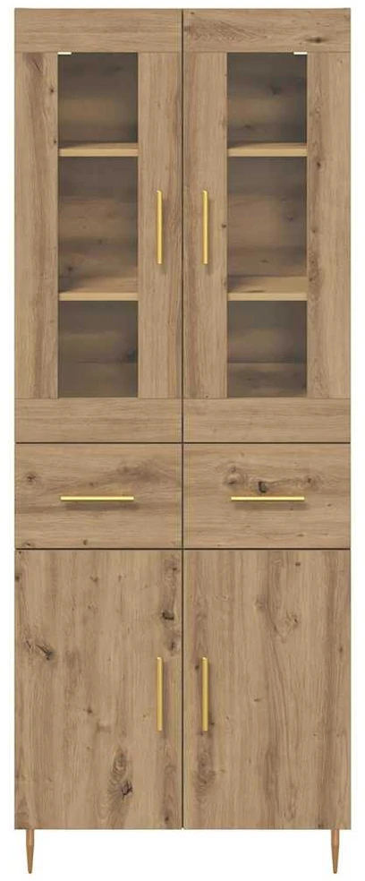 Aukštas spintelė 2 vnt. Amatininkų ąžuolas 69,5 x 34 x 180 cm