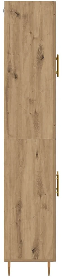 Aukštas spintelė 2 vnt. Amatininkų ąžuolas 69,5 x 34 x 180 cm