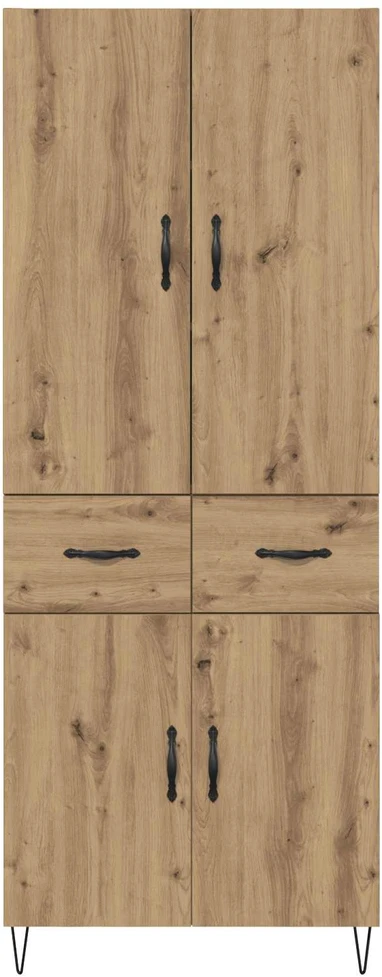 Aukštas spintelė 2 vnt. Amatininkų ąžuolas 69,5 x 34 x 180 cm
