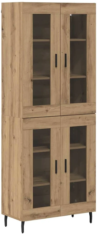 Aukštas spintelė 2 vnt. Amatininkų ąžuolas 69,5 x 34 x 180 cm