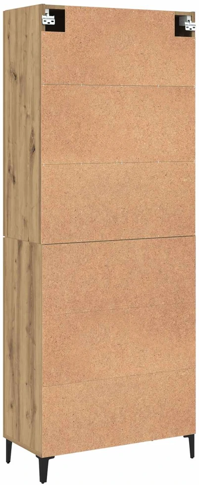 Aukštas spintelė 2 vnt. Amatininkų ąžuolas 69,5 x 34 x 180 cm