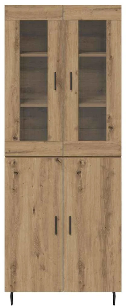 Aukštas spintelė 2 vnt. Amatininkų ąžuolas 69,5 x 34 x 180 cm