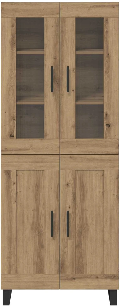 Aukštas spintelė 2 vnt. Amatininkų ąžuolas 69,5 x 34 x 180 cm