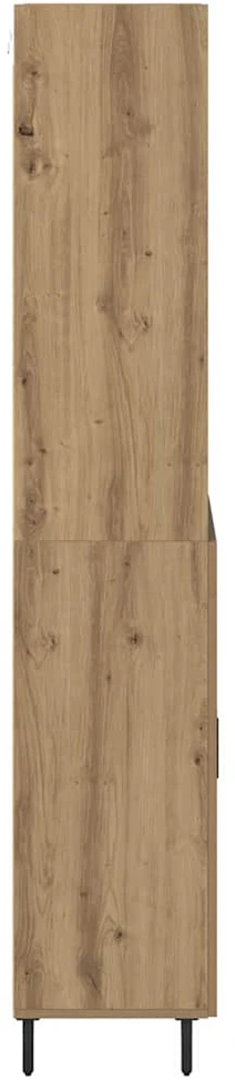 Aukštas spintelė 2 vnt. Amatininkų ąžuolas 69,5 x 32,5 x 180 cm