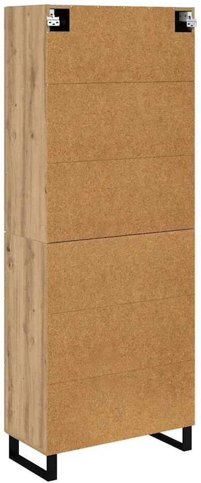 Aukštas spintelė 2 vnt. Amatininkų ąžuolas 69,5 x 34 x 180 cm