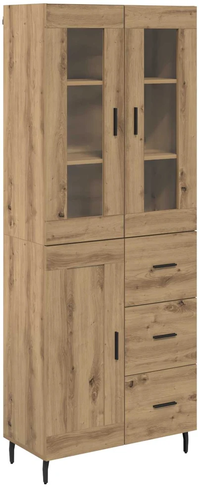 Aukštas spintelė 2 vnt. Amatininkų ąžuolas 69,5 x 34 x 180 cm