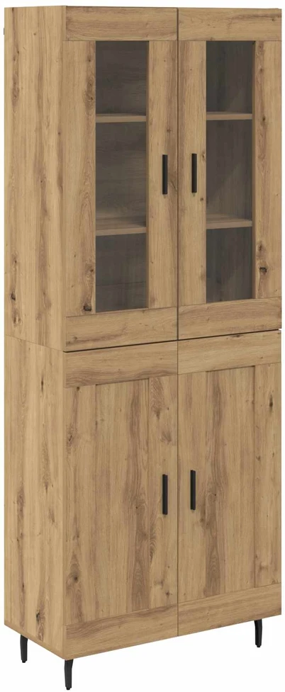 Aukštas spintelė 2 vnt. Amatininkų ąžuolas 69,5 x 34 x 180 cm