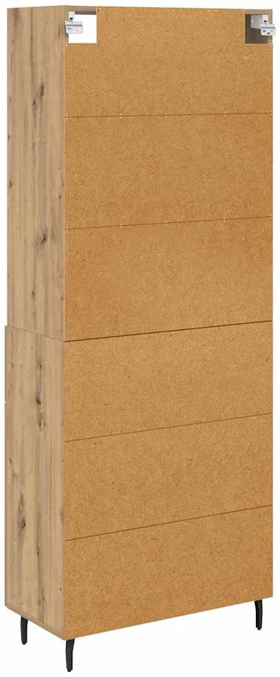 Aukštas spintelė 2 vnt. Amatininkų ąžuolas 69,5 x 32,5 x 180 cm