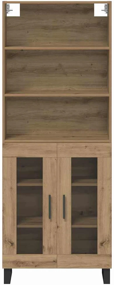 Aukštas spintelė 2 vnt. Amatininkų ąžuolas 69,5 x 34 x 180 cm