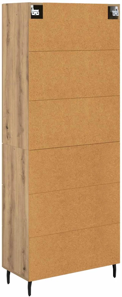 Aukštas spintelė 2 vnt. Amatininkų ąžuolas 69,5 x 34 x 180 cm