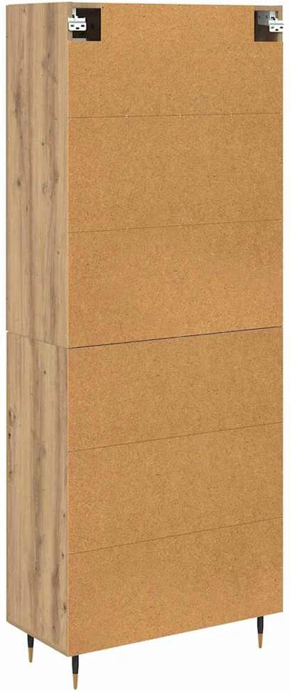 Aukštas spintelė 2 vnt. Amatininkų ąžuolas 69,5 x 34 x 180 cm