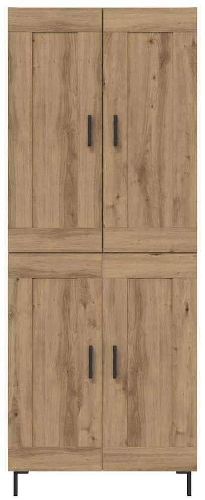 Aukštas spintelė 2 vnt. Amatininkų ąžuolas 69,5 x 34 x 180 cm