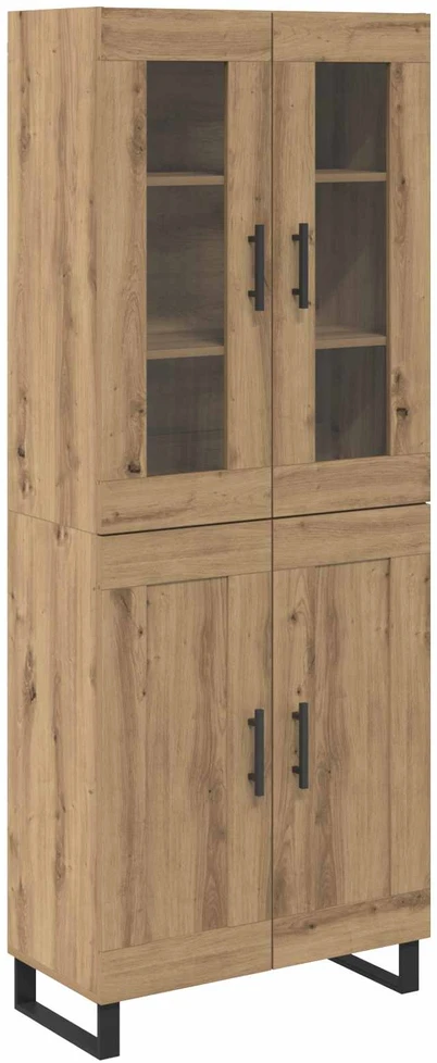 Aukštas spintelė 2 vnt. Amatininkų ąžuolas 69,5 x 34 x 180 cm