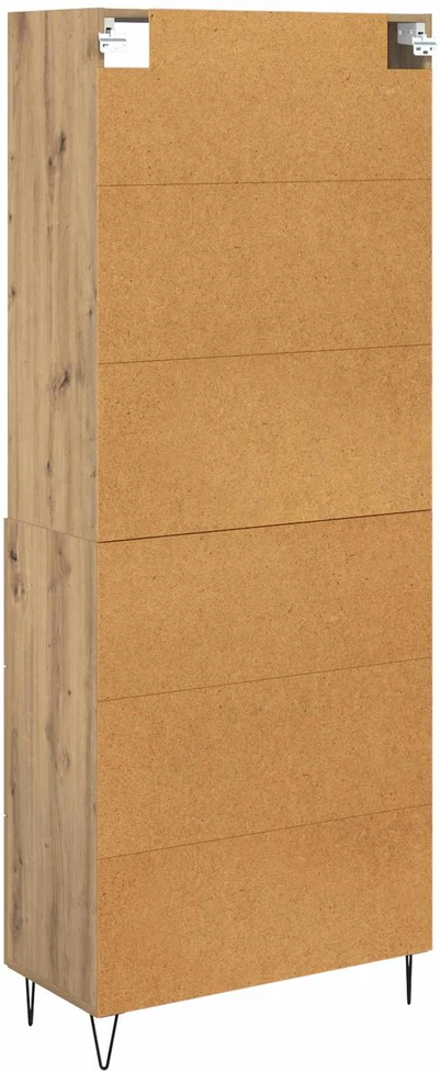 Aukštas spintelė 2 vnt. Amatininkų ąžuolas 69,5 x 34 x 180 cm