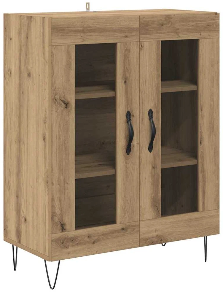 Aukštas spintelė 2 vnt. Amatininkų ąžuolas 69,5 x 34 x 180 cm