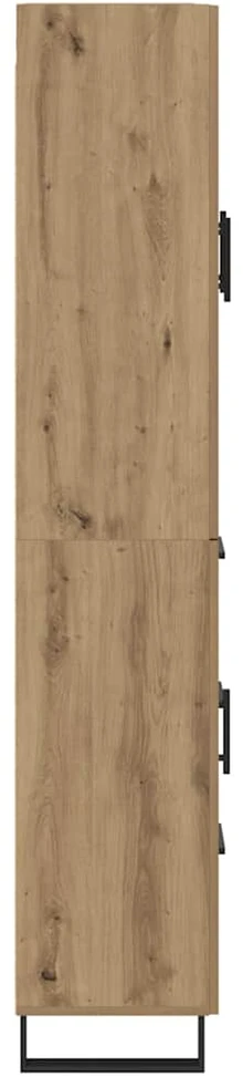 Aukštas spintelė 2 vnt. Amatininkų ąžuolas 69,5 x 34 x 180 cm