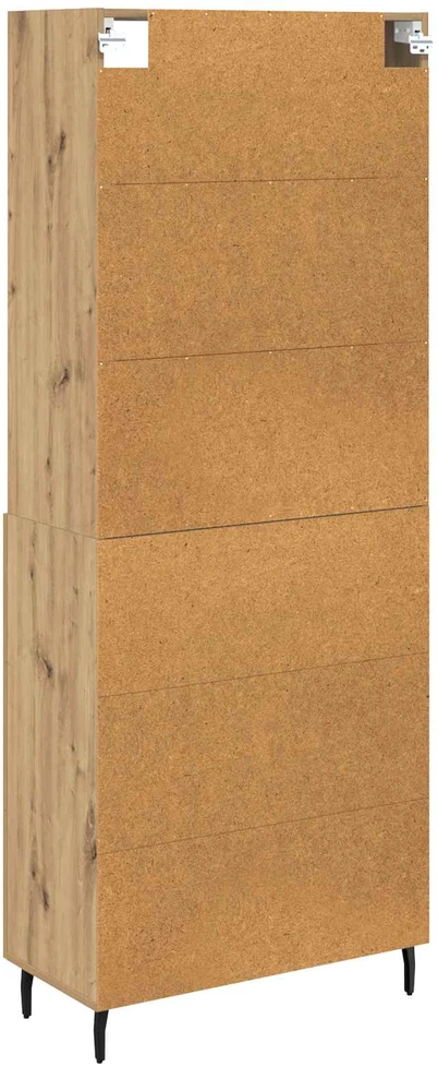 Aukštas spintelė 2 vnt. Amatininkų ąžuolas 69,5 x 32,5 x 180 cm