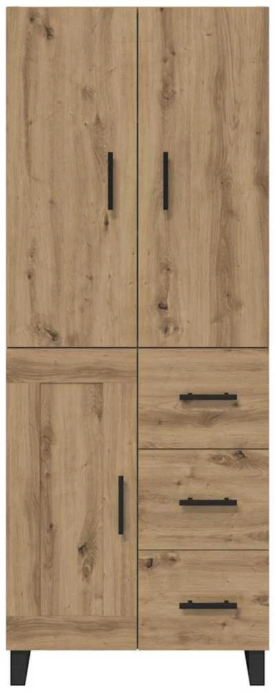 Aukštas spintelė 2 vnt. Amatininkų ąžuolas 69,5 x 34 x 180 cm