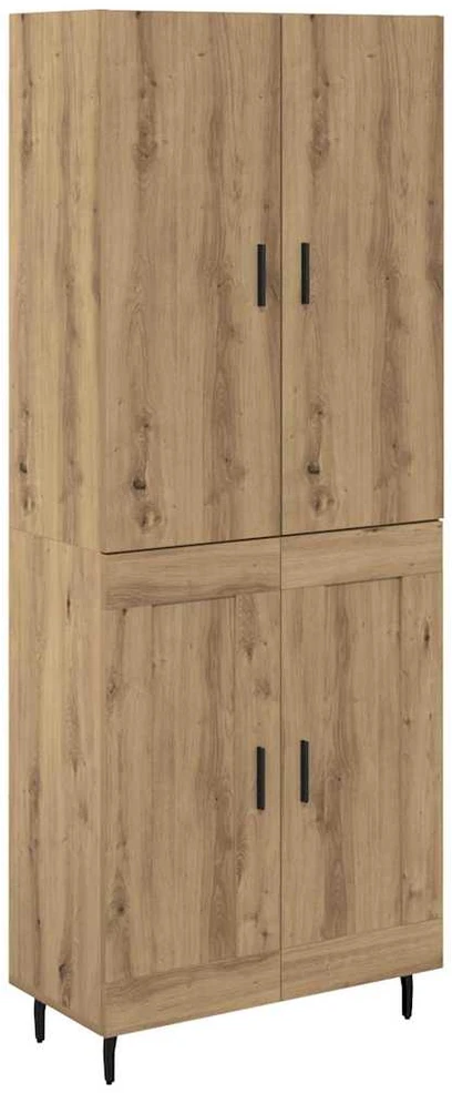 Aukštas spintelė 2 vnt. Amatininkų ąžuolas 69,5 x 34 x 180 cm