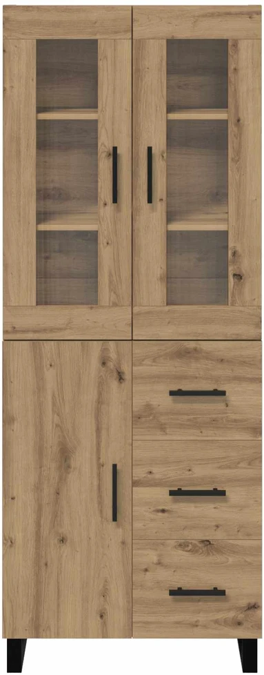 Aukštas spintelė 2 vnt. Amatininkų ąžuolas 69,5 x 34 x 180 cm