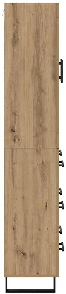 Aukštas spintelė 2 vnt. Amatininkų ąžuolas 69,5 x 34 x 180 cm