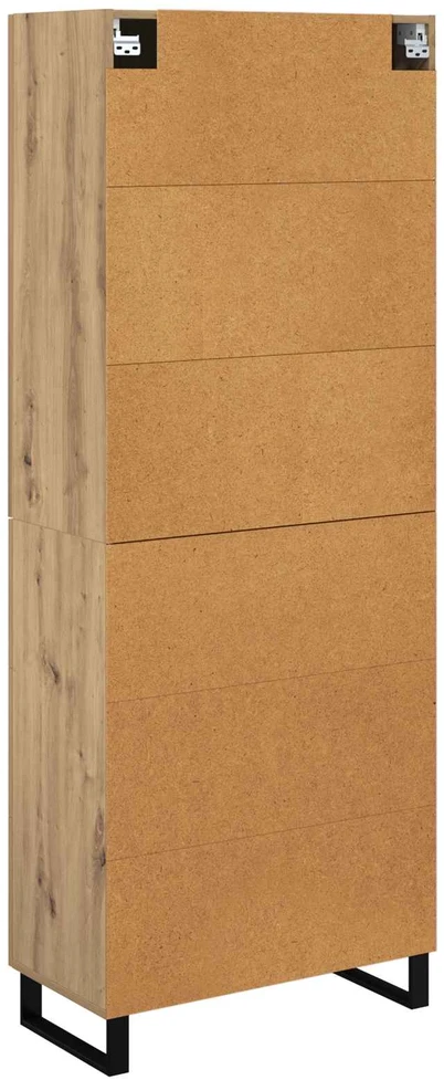Aukštas spintelė 2 vnt. Amatininkų ąžuolas 69,5 x 34 x 180 cm