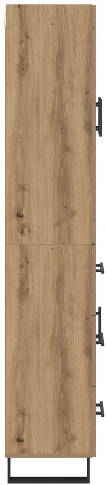 Aukštas spintelė 2 vnt. Amatininkų ąžuolas 69,5 x 34 x 180 cm