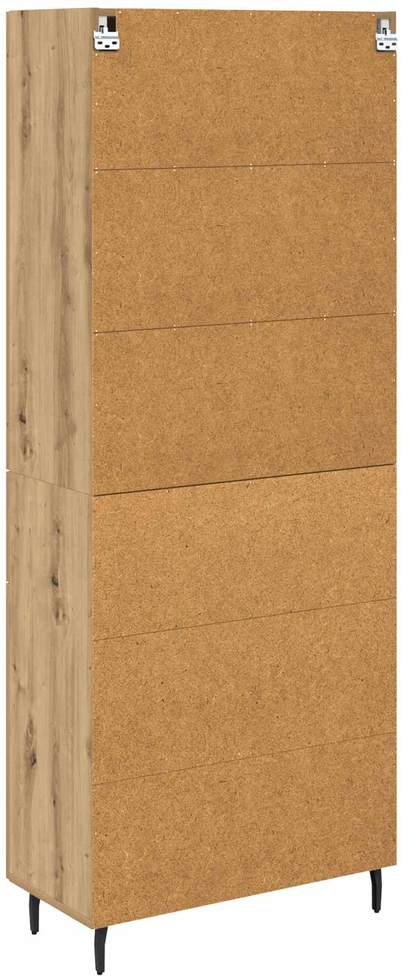 Aukštas spintelė 2 vnt. Amatininkų ąžuolas 69,5 x 34 x 180 cm