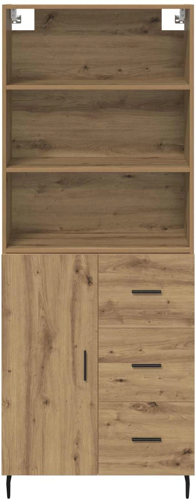 Aukštas spintelė 2 vnt. Amatininkų ąžuolas 69,5 x 32,5 x 180 cm