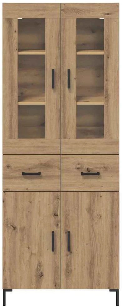 Aukštas spintelė 2 vnt. Amatininkų ąžuolas 69,5 x 34 x 180 cm