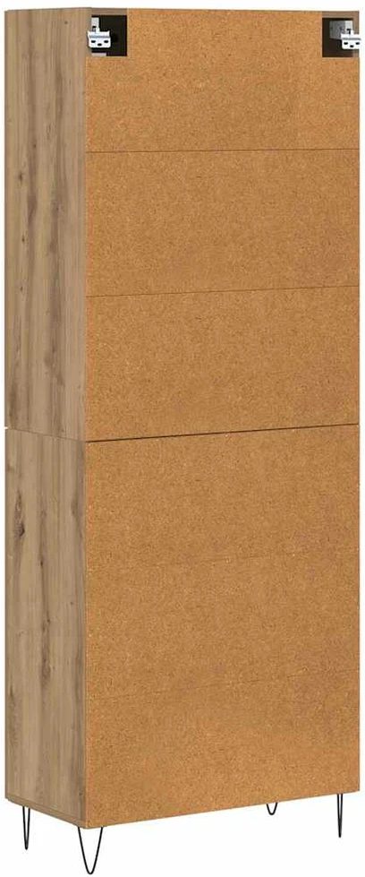 Aukštas spintelė 2 vnt. Amatininkų ąžuolas 69,5 x 34 x 180 cm