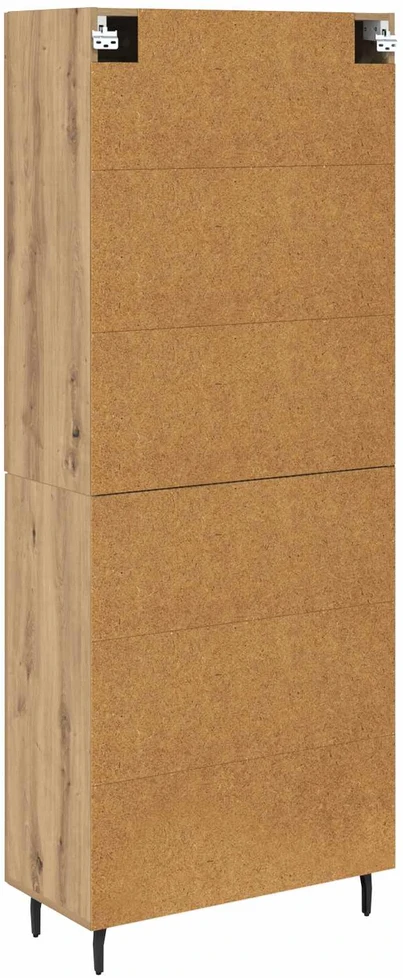 Aukštas spintelė 2 vnt. Amatininkų ąžuolas 69,5 x 34 x 180 cm