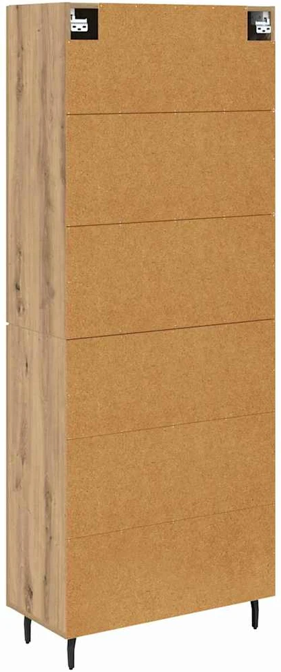 Aukštas spintelė 2 vnt. Amatininkų ąžuolas 69,5 x 34 x 180 cm