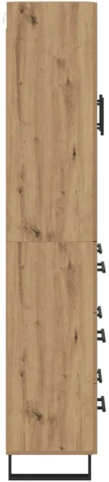 Aukštas spintelė 2 vnt. Amatininkų ąžuolas 69,5 x 34 x 180 cm