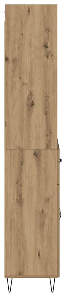 Aukštas spintelė 2 vnt. Amatininkų ąžuolas 69,5 x 34 x 180 cm