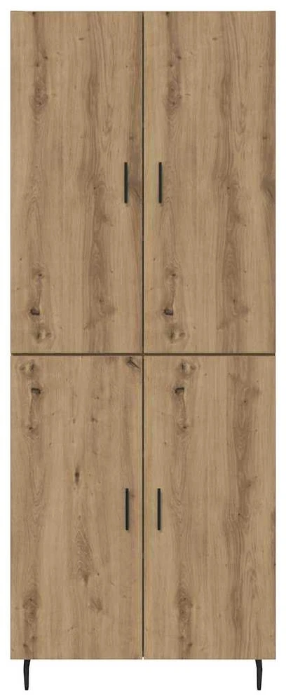 Aukštas spintelė 2 vnt. Amatininkų ąžuolas 69,5 x 34 x 180 cm