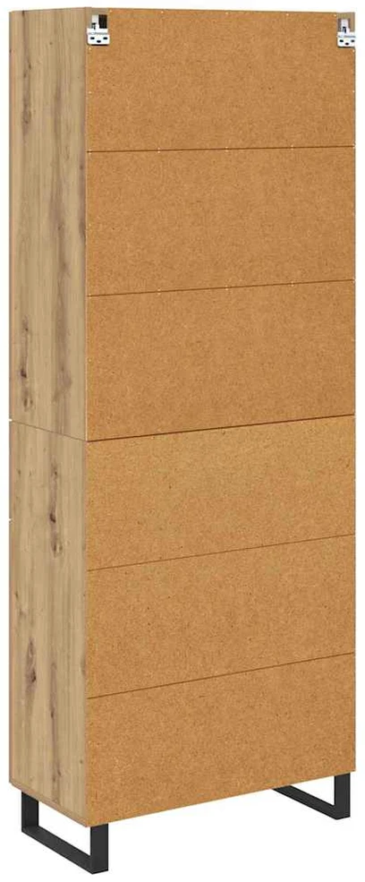 Aukštas spintelė 2 vnt. Amatininkų ąžuolas 69,5 x 34 x 180 cm