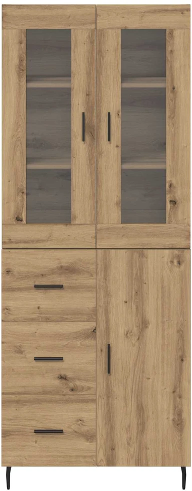 Aukštas spintelė 2 vnt. Amatininkų ąžuolas 69,5 x 34 x 180 cm
