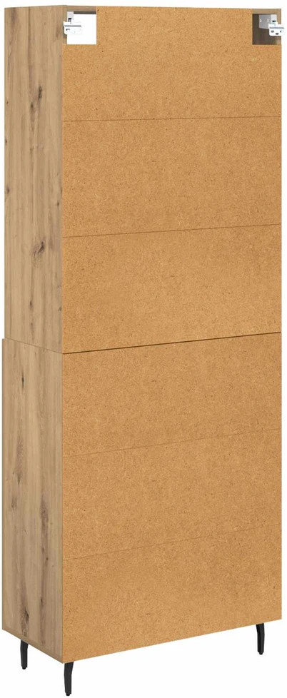 Aukštas spintelė 2 vnt. Amatininkų ąžuolas 69,5 x 32,5 x 180 cm