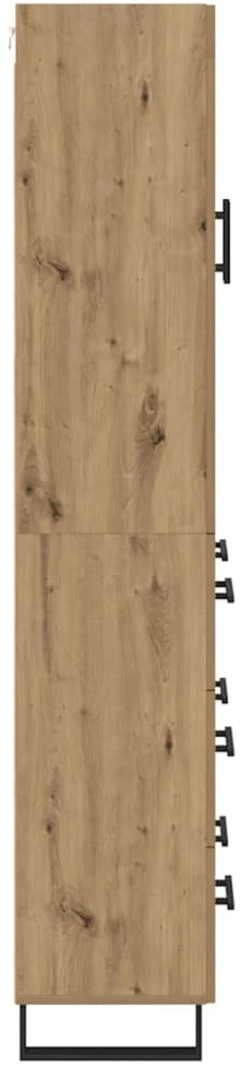 Aukštas spintelė 2 vnt. Amatininkų ąžuolas 69,5 x 34 x 180 cm