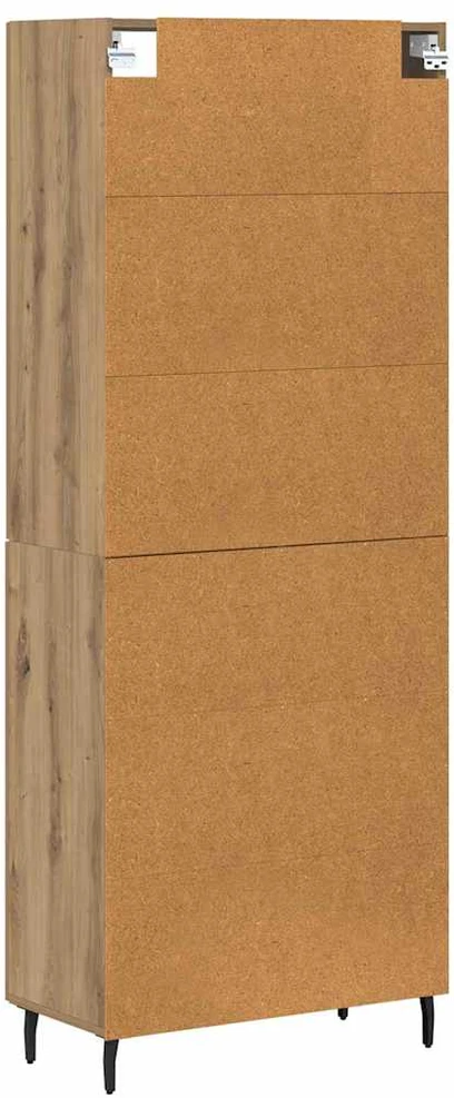 Aukštas spintelė 2 vnt. Amatininkų ąžuolas 69,5 x 34 x 180 cm