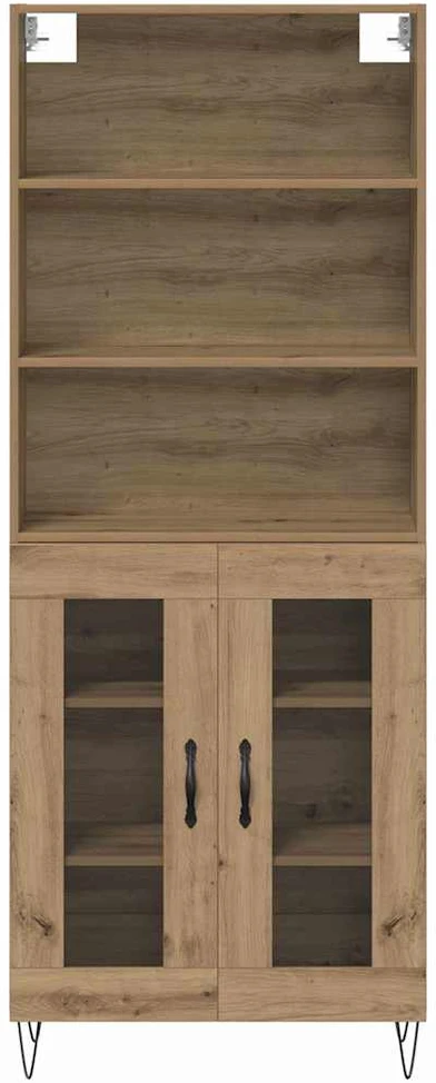 Aukštas spintelė 2 vnt. Amatininkų ąžuolas 69,5 x 34 x 180 cm