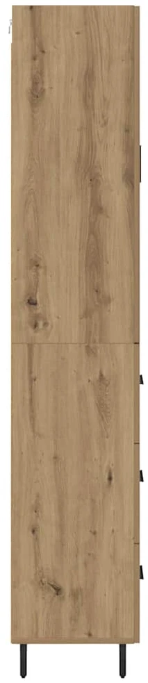 Aukštas spintelė 2 vnt. Amatininkų ąžuolas 69,5 x 34 x 180 cm