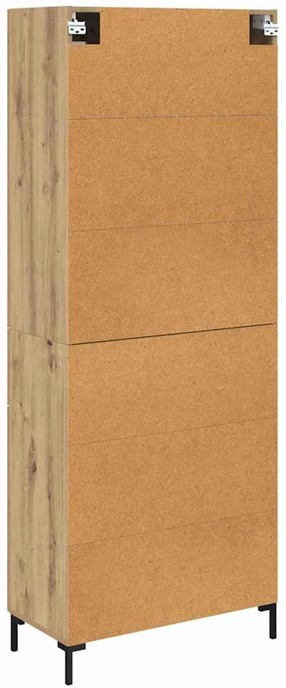 Aukštas spintelė 2 vnt. Amatininkų ąžuolas 69,5 x 34 x 180 cm