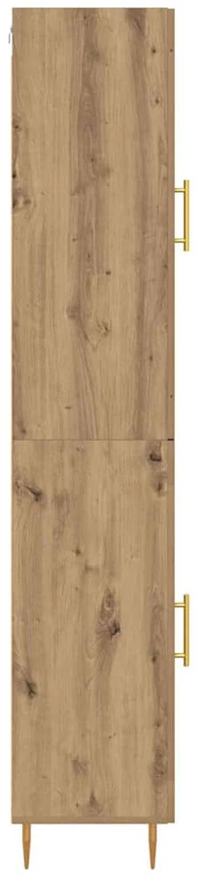 Aukštas spintelė 2 vnt. Amatininkų ąžuolas 34,5 x 34 x 180 cm