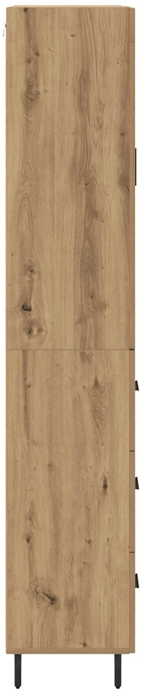 Aukštas spintelė 2 vnt. Amatininkų ąžuolas 69,5 x 34 x 180 cm