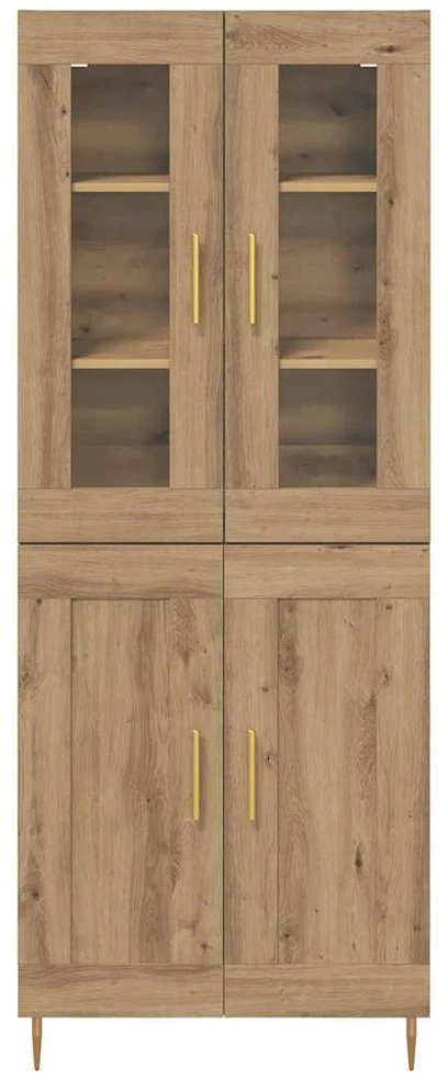Aukštas spintelė 2 vnt. Amatininkų ąžuolas 69,5 x 34 x 180 cm