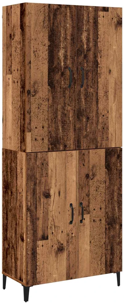 Aukštas spintelė 2 vnt. Sena mediena 69,5 x 34 x 180 cm