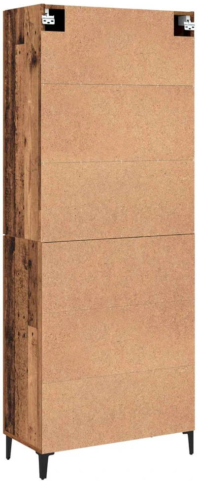 Aukštas spintelė 2 vnt. Sena mediena 69,5 x 34 x 180 cm